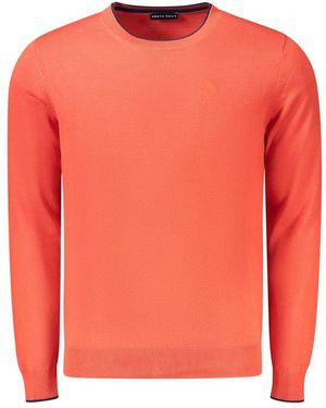 North Sails Red Cotton Men Jumper - Pink