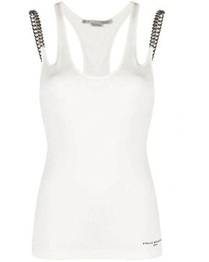 Stella McCartney Falabella Chain Top - White