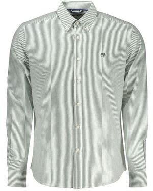 North Sails Green Cotton Men Shirt - Grey