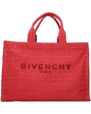 Givenchy Red Fabric Handbag