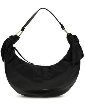 Coccinelle Black Calf Leather Bos Taurus Shoulder Bag