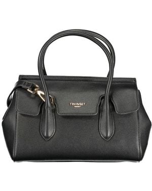 Twinset Nero Poliuretano S Handbag - Black