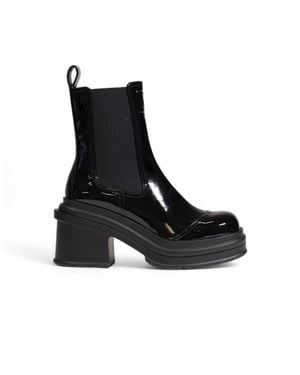 ARMANI EXCHANGE Black Polyester Boot