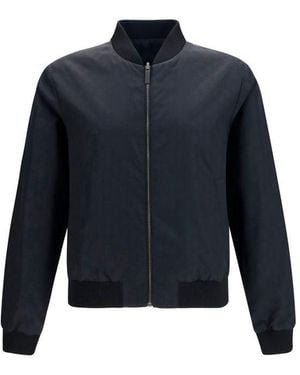 Gucci Black Polyamide Bomber - Blue