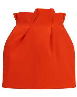 Magda Butrym Multicolor Silk Mini Skirt - Red