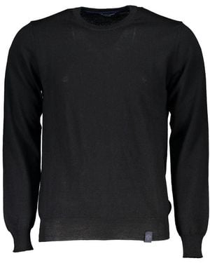 North Sails Black Fabric Men Jumper