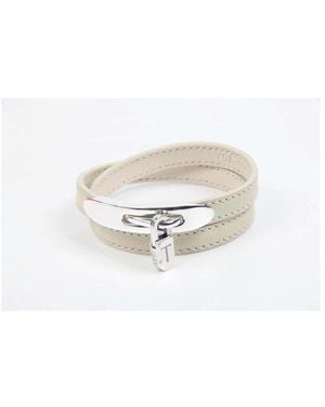 Tod's Metal Keychain - White