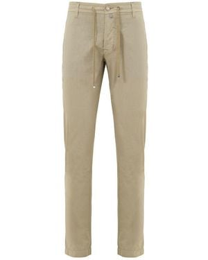 Jacob Cohen Drawstring Casual Trousers - Natural