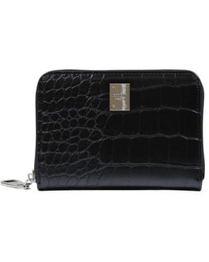 Replay Black Polyester Wallet