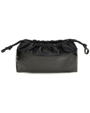 Pierre Hardy Black Calf Leather Bos Taurus Clutch Bag