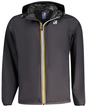 K-Way Black Polyamide Men's Jacket - S