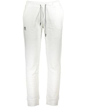 La Martina White Cotton Men's Track Pant