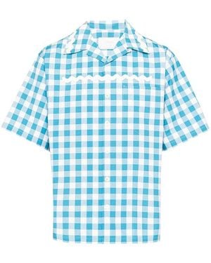 Prada Short Sleeve Shirts - Blue