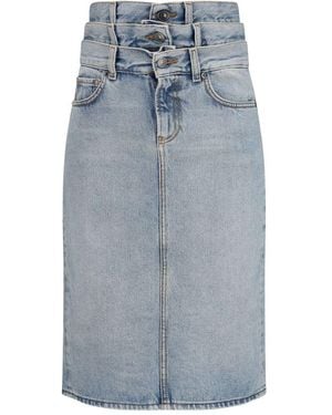 Fiorucci Blue Denim Skirt