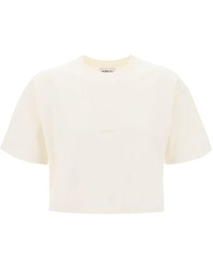 Autry Boxy T-shirt With Debossed Logo - White