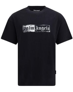 Palm Angels Black Cotton T