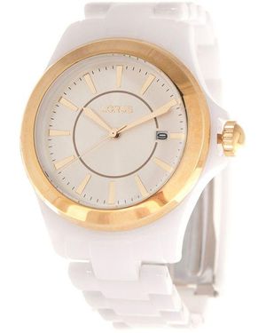 Lorus White Plastic Watch