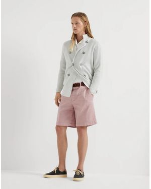 Brunello Cucinelli Pink Cotton Bermuda Shorts