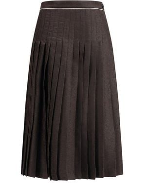 Burberry Midi Skirts - Brown