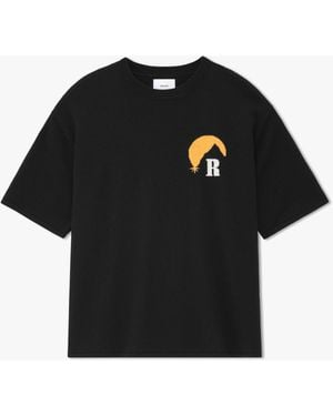 Rhude Cotton T-Shirt - Black