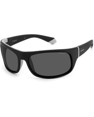 Polaroid Black Rubber Sunglasses