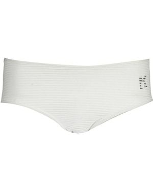 KARL LAGERFELD White Polyamide Swim Brief