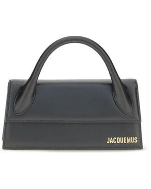 Jacquemus Black Calf Leather Bos Taurus Shoulder Bag