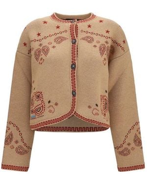 Alanui Brown Wool Oves Aries Full - Natural
