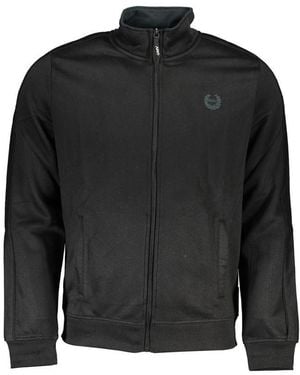 Gianmarco Venturi Black Polyester Men Sweatshirt