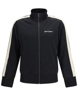 Palm Angels Black Polyester Sweatshirt - Blue