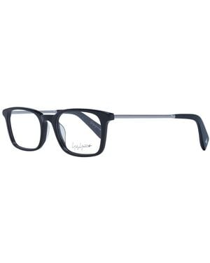 Yohji Yamamoto Black Acetate Glasses (frames) - Blue