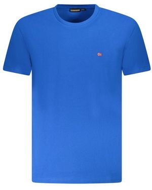 Napapijri Cotton T-Shirt - Blue