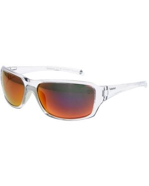 Timberland Transparent Plastic Sunglasses - White