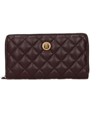Versace Leather Wallet - Brown