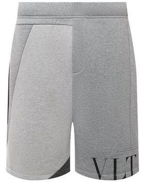 Valentino Garavani Grey Modal Shorts