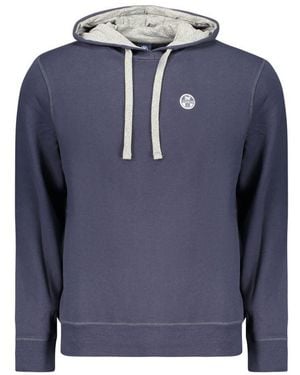North Sails Cotton Hoodie - Blue
