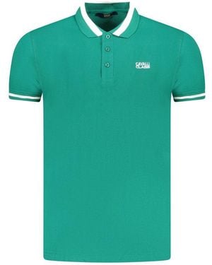 Roberto Cavalli Cotton Polo - Green