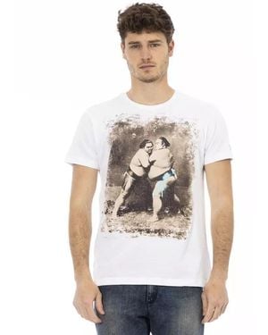 TRUSSARDI ACTION Cotton T-Shirt - White