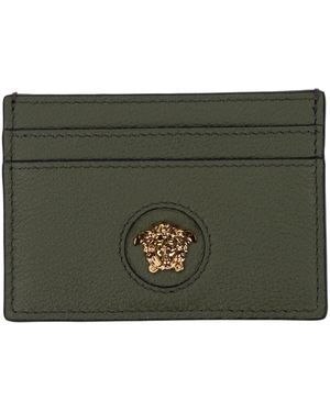 Versace Leather Document Holder - Green