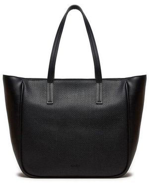 Calvin Klein Black Synthetic Leather Handbag