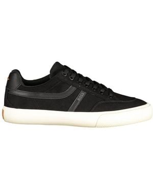 BOSS Black Polyurethane Men's Sneaker