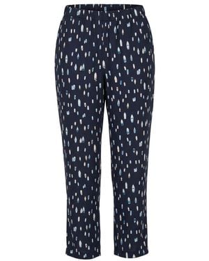 Trussardi Blue Cotton Trousers