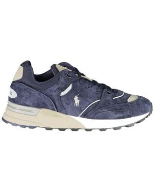 Ralph Lauren Blue Polyester Sneaker