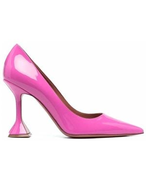 AMINA MUADDI Ami Patent Leather Pumps - Pink