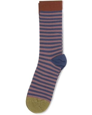 Bonne Maison Striped Socks - Purple