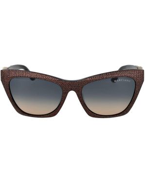 MARCIANO BY GUESS Turquoise Acetate Sunglasses in Blue | Lyst