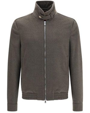 Brunello Cucinelli Gray Wool Oves Aries Full