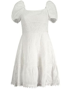 Guess Cotton Dress - White
