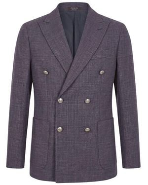 Peserico Blue Wool Men's Jacket