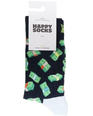 Happy Socks Green Cotton Sock